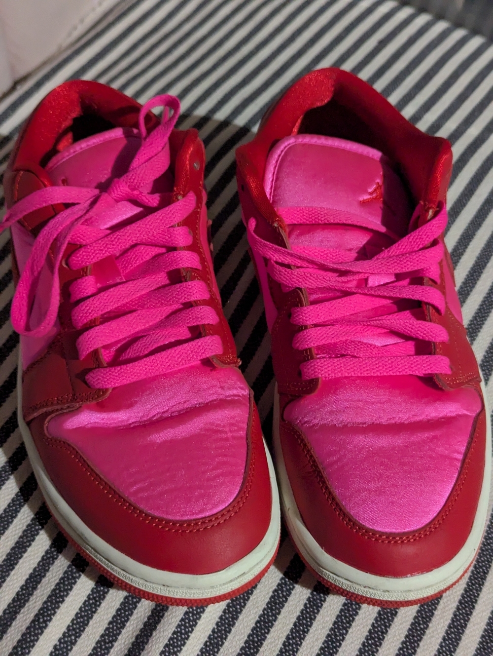 Nike 1 Low Pink Blast Women's Vibrant Pink & Red Low-Top Sneakers